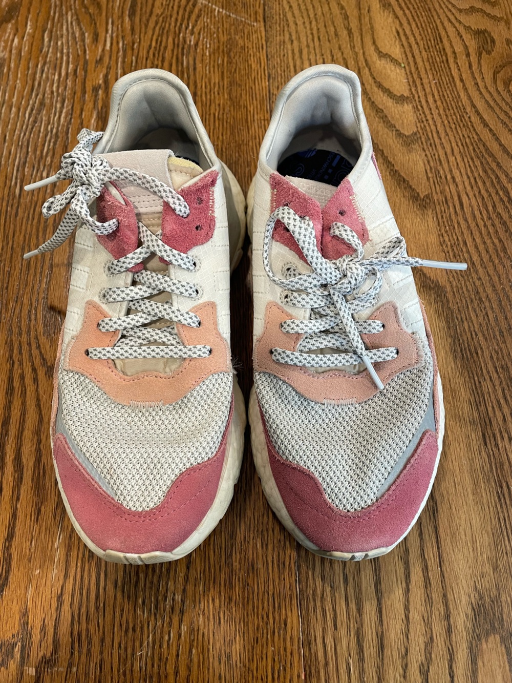 adidas Beige and mauve sneakers